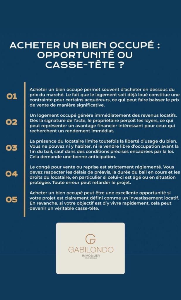 Acheter un bien déjà loué : une stratégie à ne pas négliger !