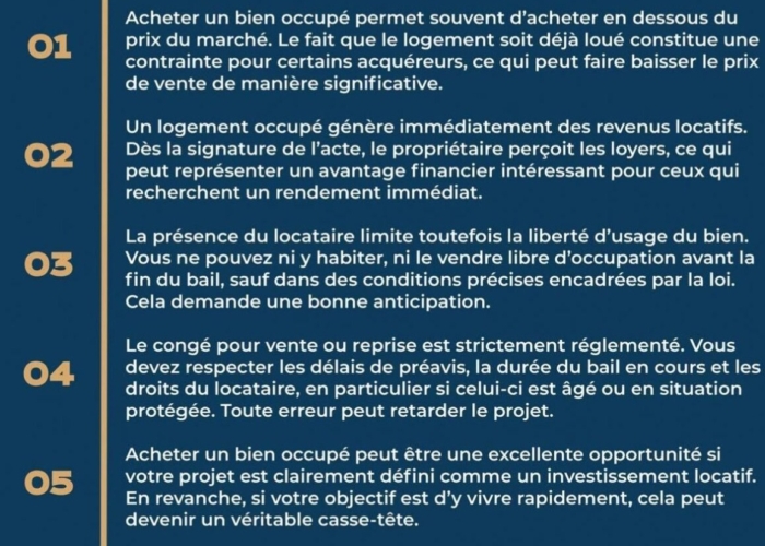 Acheter un bien déjà loué : une stratégie à ne pas négliger !
